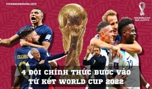 4 đội chính thức bước vào tứ kết World Cup 2022